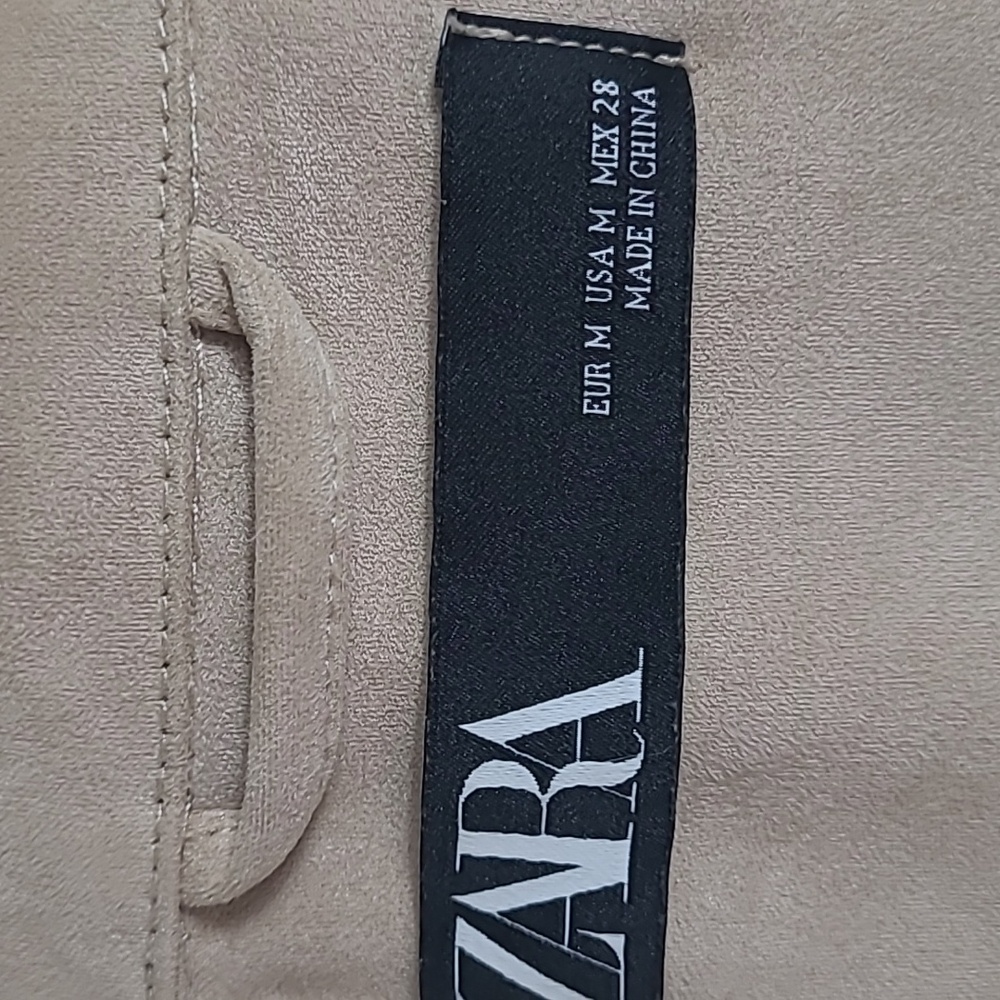 Zara Elegant Tan Trench Coat Size M - Picture 8 of 8